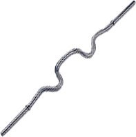 Bodymax Standard Close Combo Grip E-Z Curl Bar with collars