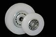 Bearing Mounted Nylon Pulleys UP-4106, 1/4" Bore Diameter, 1-1/4" OD, 0.250" Thickness