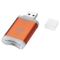 ロジテック｜Logitec USB 2.0対応miniSD&メモリースティックDuoリーダー/ライター LMC-CA21U2(OR)