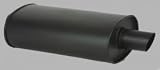 Vibrant 1145 Streetpower Black Flat Oval Muffler