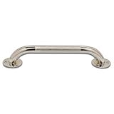 Grab Bar Knurled Chrome, Size: 12 Inches, by Drive Medical - 1 ea