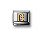 Letter Beta No Color Classic Gold, Italian Charm by Nomination Charms