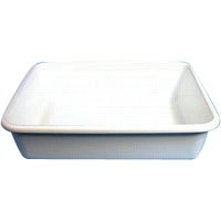Cesco Plastic Print Developing Tray with Flat Bottom, 11"x14"x5" Deep