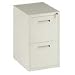 1600 Series File Pedestal File, 2 ?M? Pull File Drawers, 23d, Light Gray