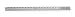 Storelogic 1WDR5 Shelving Standard, Double Slotted, H 60 In