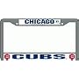 Chicago Cubs Chrome License Plate Holder