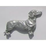Pewter Pin - Dog Dachshund