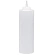 LOT OF 6 LARGE CLEAR 24 OZ SQUEEZE BOTTLES