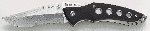 SNOWFLAKE DAMASCUS FOLDER - BLACK