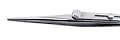 Techni-Tool Tweezer, Slide Lock, Serrated, 5-1/2