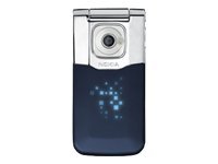 Nokia 7510 Supernova blue/red (Kamera mit 2 MP, Musik-Player, Stereo-UKW-Radio,GPRS, EDGE, Bluetooth, Xpress-on Cover) Handy ohne Vertrag, ohne Branding, kein Simlock