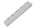 Belkin 4-Way Economy Surge Protector, 1m Cable