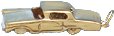 Antique Car, 14K Gold Charm