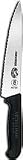 7.5 Chefs (wavy blade)- Black Fibrox handle-Forschner