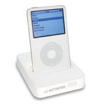KEYSPAN AV DOCK FOR IPOD RF REMOTE USB CHARGER AUDIO/VIDEO OUT (Black) (#AV-DK1B) (Retail)