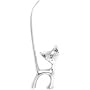 Swissco Ring Holder Cat Up Tail Silver Tone