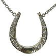 Large Horseshoe and Diamond Necklace 85ct t.w.