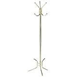 LLR01580 - Coat Rack, Free Standing, 3 Hooks, 69 High, Chrome