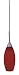 Cooper Lighting LZR603RD Orange Decorative Pendant Light Fixture