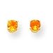 14k 3mm Citrine BirthStone Earrings