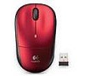 Logitech M215 Wireless Mouse - Red + Uh-10 4-port Usb Hub + Wet Wipe Dispenser (100 Wipes) Picture