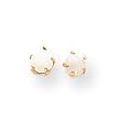 Sardelli - 14kt Gold Opal Screwback Earrings