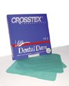 CROSSTEX DENTAL DAMS Medium, Green, 6 x 6, Mint, 36 sheets/bx
