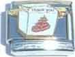 Clearly Charming Take Out Carton Italian Charm Bracelet Link