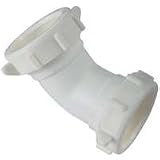 Worldwide Sourcing TWC0545 45-degree PVC Elbow Couplling 1-1/2