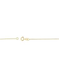 Solid Box Chain 14K Gold Yellow Ch21 24 Inch