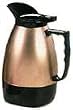 Gold and Black Flip Top Coffee Decanter