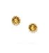 14k Yellow 4 mm Diamond-cut ball Earrings