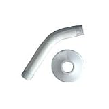 Shower Arm & Flange, White