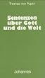 Sentenzen �ber Gott und die Welt