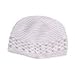 A Girl Company White Crochet Beanie Hat for Girl and Baby-3 sizes
