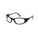 Crews Frostbite2 56MM Frost Black Frame/Clear Lens Safety Glasses
