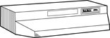 Broan #423601 36 White Duct Range Hood