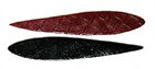 Billy Baits BS9-5 Bonita Strip -- Black/Red 9 2 Pack