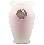 YLANG-YLANG & SANDALWOOD ESSENTIAL BLEND For unisex ONE 4x5.5 inch LARGE FROSTED GLASS VASE. BURNS APPROX. 80 HRS. (Candle - unisex Scented)