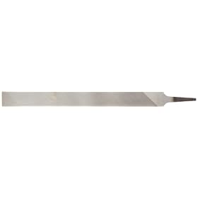 Nicholson Long Angle Lathe Hand File, American Pattern, Single Cut, Rectangular, Fine, 14" Length