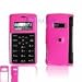 LG enV2 VX-9100 VX9100 SOLID MAGENTA SNAP-ON CASE COVER WITH BELT CLIP Image