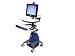 Ergotron Styleview Cart Flat Panel Monitor Configuration with Power System Cart