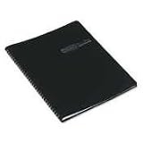 Professional Weekly/Monthly Planner, 12 Month, One Week/Spread, 8-1/2 x 11, BK