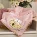 Tropical Punch Appliqued Sherpa Blanket