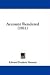 Books : Account Rendered (1911)
