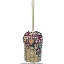 Linda Spivey Hearts & Stars Toilet Brush With Holder