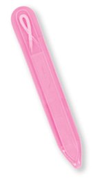 Breast Cancer Awareness Glass Nail File