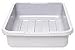 [Item]: Bussing Box [Additional Info]: Bussing Box Helps With Table Clean-up. Heavy-duty plastic box measures 15 1/16" x 20 1/16" x 4 7/8". Cleans quickly in a dishwasher or with a spray. Rolled edges for a comfortable grip. State color when ordering. C