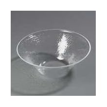 Carlisle SB9007 Clear 3.3 Quart Pebbled Bowl (Case of 4)