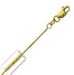 14k Gold Narrow 18 Inch X .8 mm Snake Chain Necklace